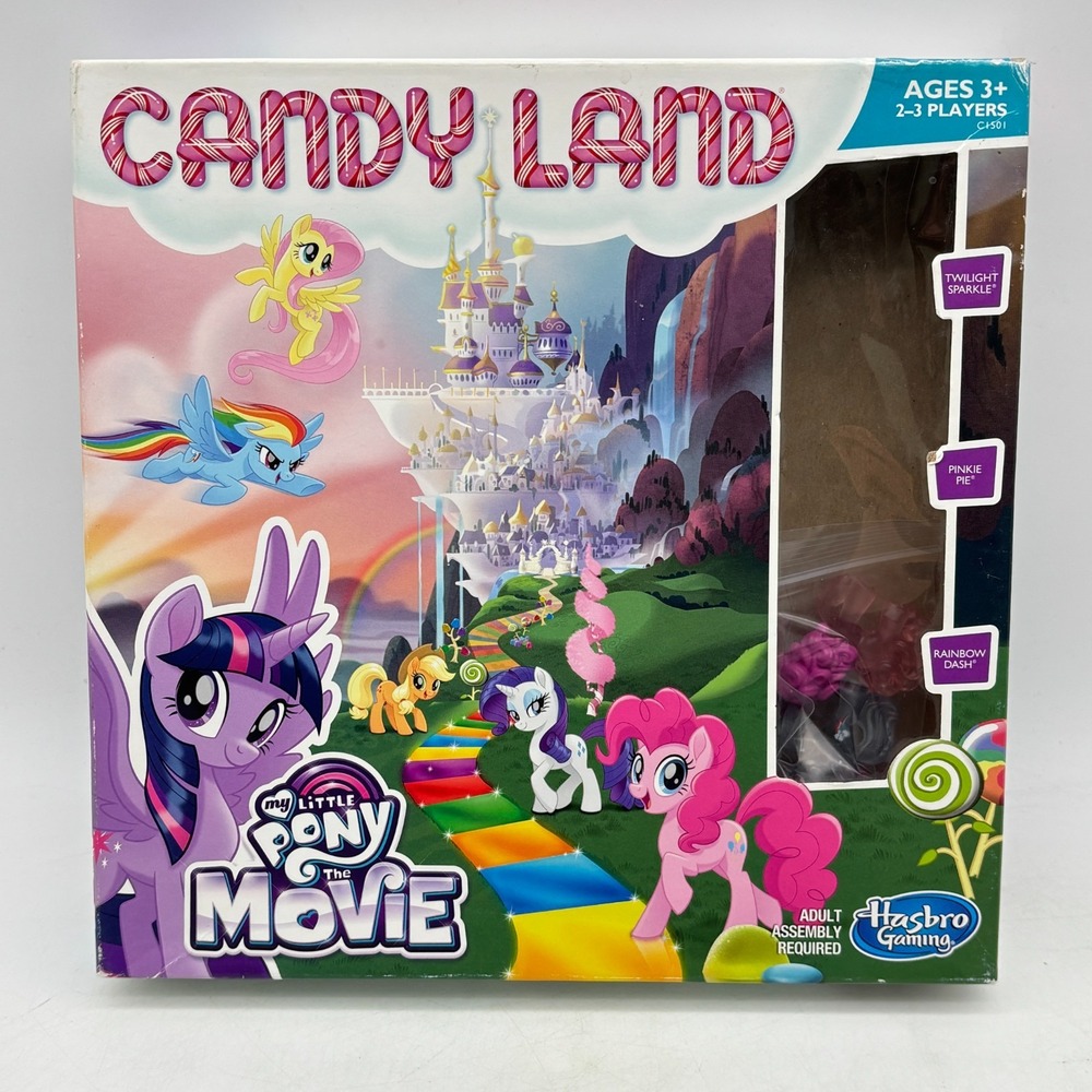 Candy Land My Little Pony The Movie COMPLETE 2016 Kids Children's Ponies Horses